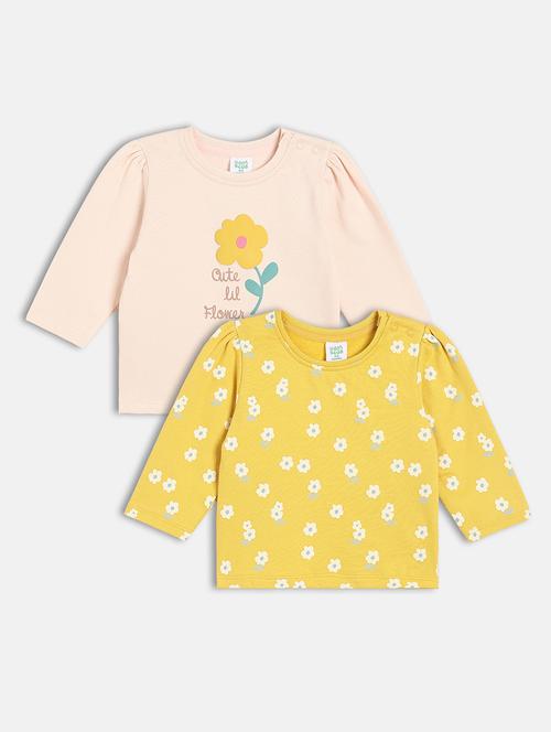 kids pack of 2 printed long sleeve t-shirt - 22093852 - Very Small Image - 1