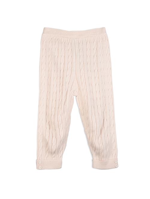 girls solid mid rise straight trouser - 22093855 - Very Small Image - 1