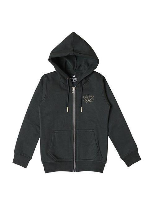 boys solid long sleeve hooded sweatshirt - 22094205 - Very Small Image - 1