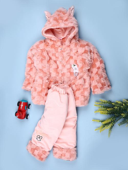 kids checkered long sleeve winterwear full length set - 22094217 - Very Small Image - 1