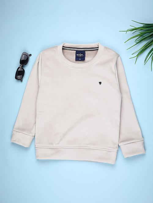 boys self design long sleeve sweatshirt - 22101254 - Very Small Image - 1