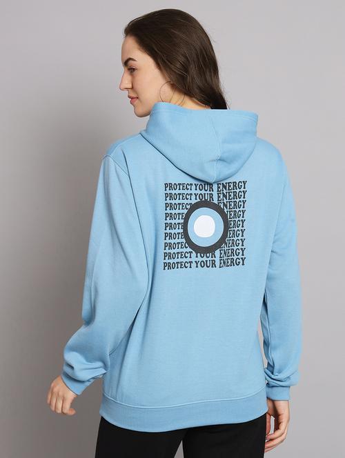 women printed long sleeve hooded sweatshirt - 22101615 - Very Small Image - 1