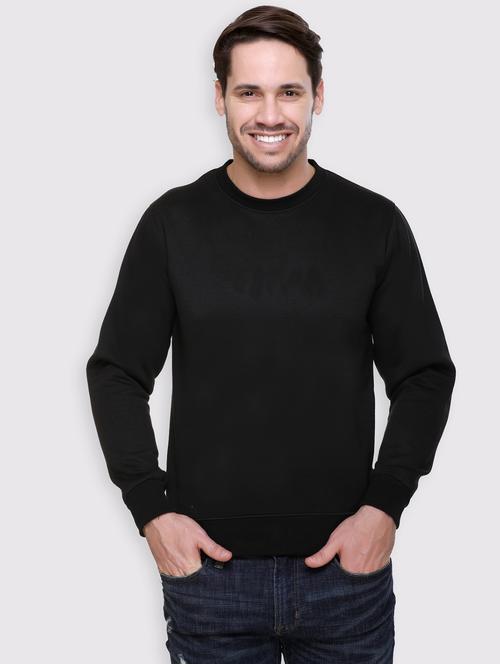men solid long sleeve regular fit sweatshirt - 22101723 - Very Small Image - 1