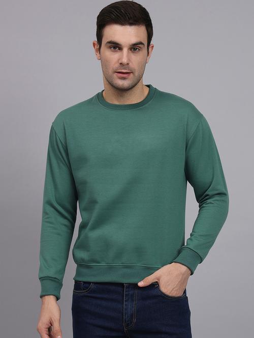 men solid long sleeve regular fit sweatshirt - 22101749 - Very Small Image - 1