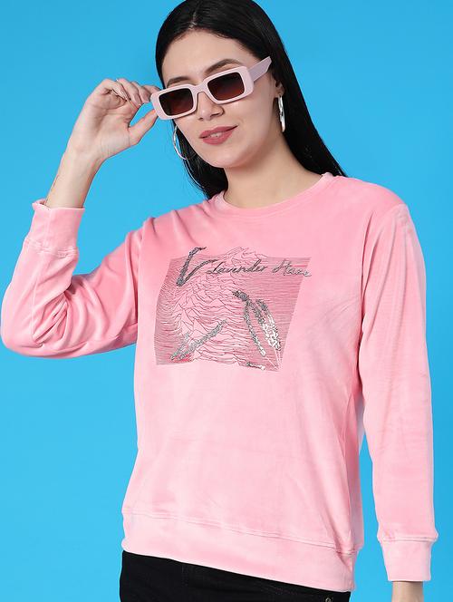 women printed long sleeve sweatshirt - 22105421 - Very Small Image - 1