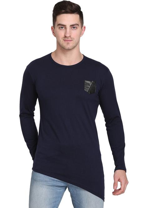 men solid long sleeve regular fit t-shirt - 22105595 - Very Small Image - 1