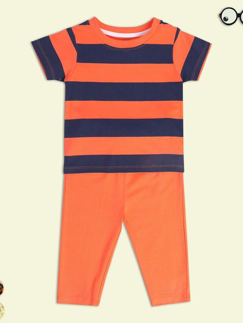 kids striped full length co-ord set - 22106425 - Very Small Image - 1