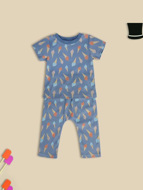 kids printed full length co-ord set - 22106445 - Very Small Image - 1