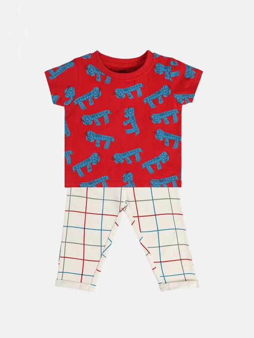 multi colored cotton full length sets coords set - 22106455 - Very Small Image - 1