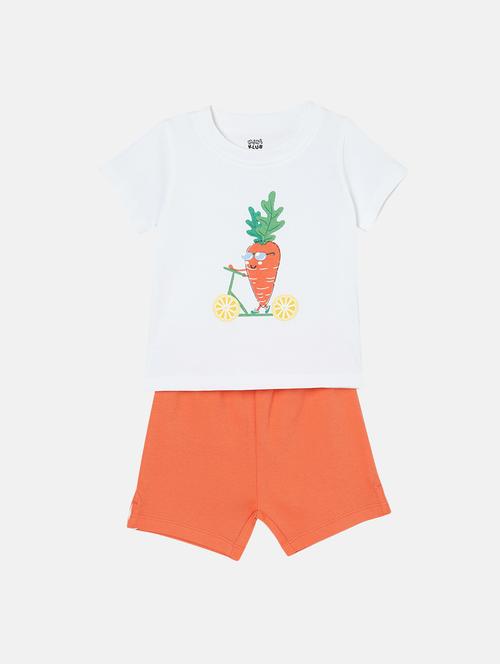 boys printed t-shirt and shorts co-ord set - 22106472 - Very Small Image - 1