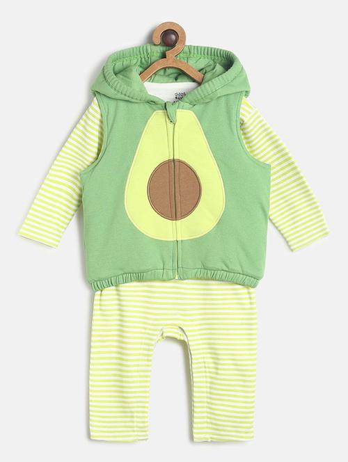 boys printed long neck full length set - 22106560 - Very Small Image - 1