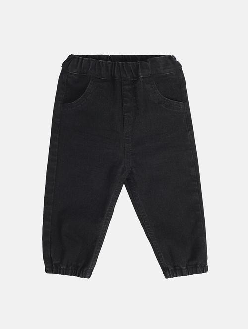 boys solid mid rise jogger - 22106613 - Very Small Image - 1