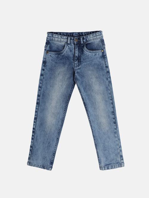boys solid mid rise slim fit jean - 22106619 - Very Small Image - 1
