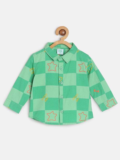 boys printed long sleeve collared shirt - 22106693 - Very Small Image - 1