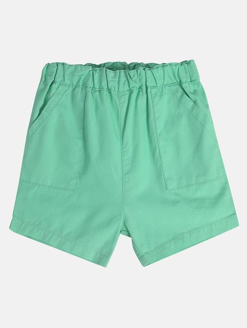 boys solid mid rise regular fit shorts - 22106742 - Very Small Image - 1