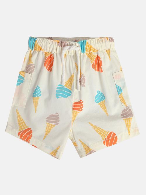 boys printed mid rise regular fit shorts - 22106745 - Very Small Image - 1