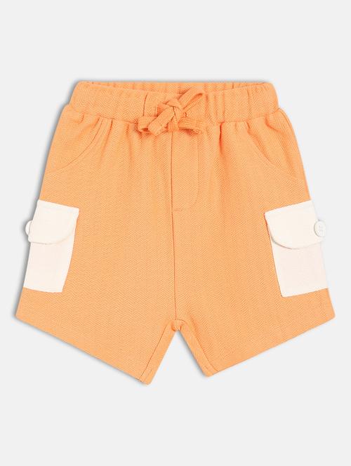 boys solid mid rise regular fit shorts - 22106764 - Very Small Image - 1