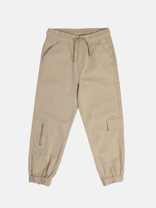 boys solid mid rise jogger - 22106786 - Very Small Image - 1