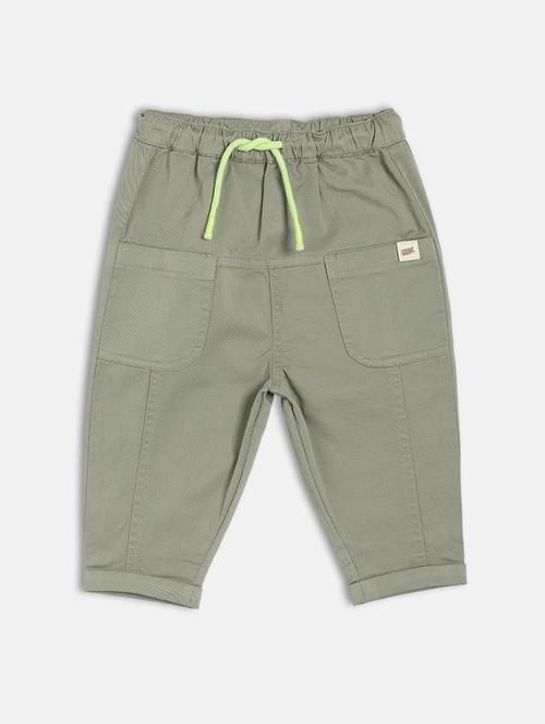 boys solid mid rise chinos - 22106793 - Very Small Image - 1
