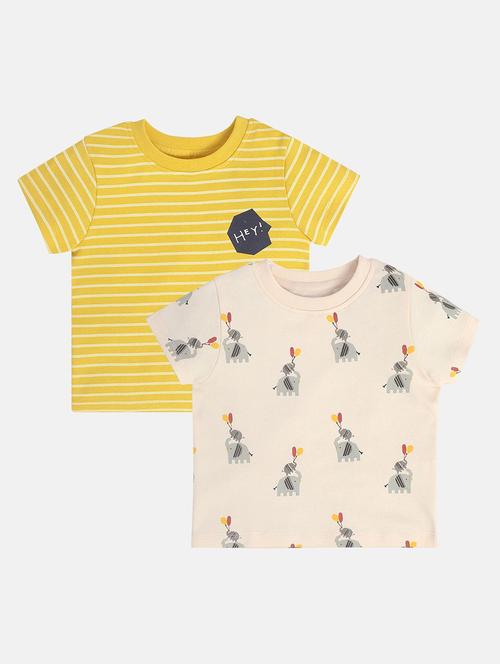 boys pack of 2 printed short sleeve t-shirt - 22106852 - Very Small Image - 1