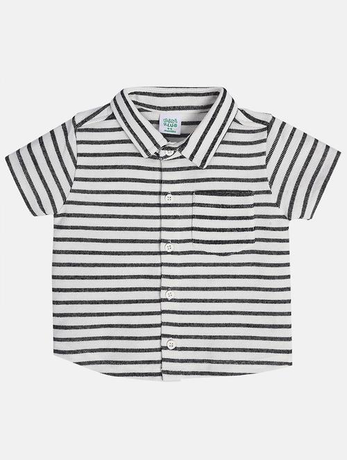 boys striped short sleeve casual shirt - 22106870 - Very Small Image - 1