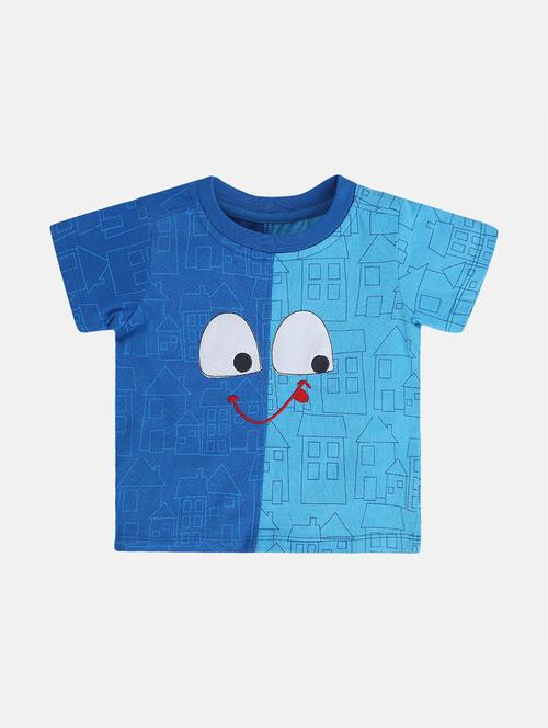 kids printed round neck t-shirt - 22106901 - Very Small Image - 1