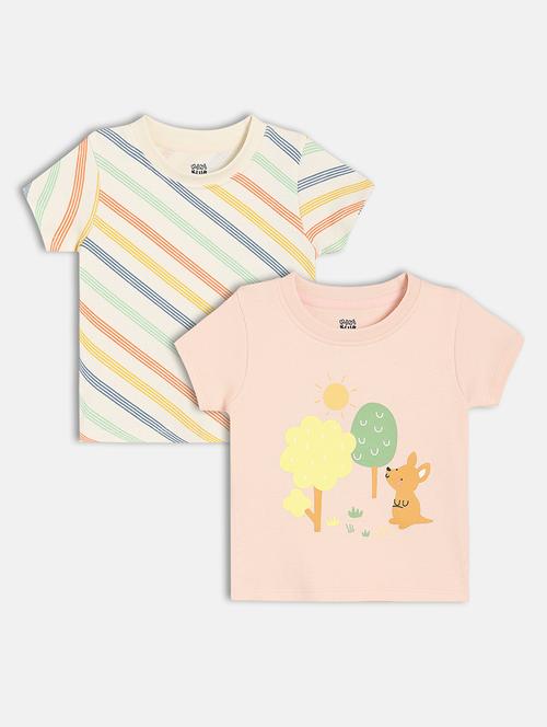 boys pack of 2 printed short sleeve t-shirt - 22106909 - Very Small Image - 1