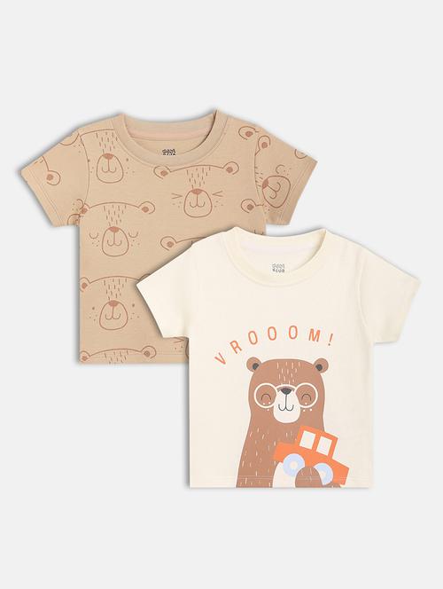 boys pack of 2 printed short sleeve t-shirt - 22106911 - Very Small Image - 1