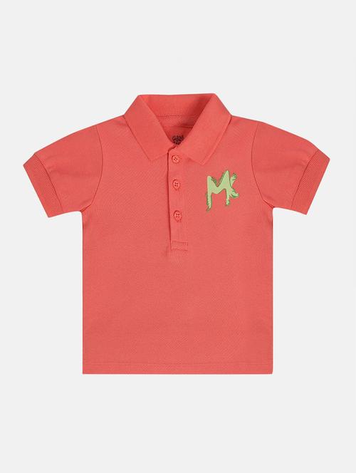 kids solid short sleeve polo t-shirt - 22106985 - Very Small Image - 1