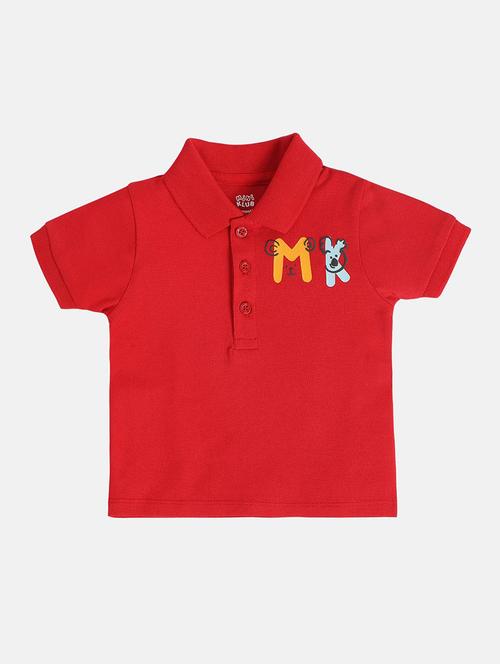 boys printed short sleeve polo t-shirt - 22106987 - Very Small Image - 1