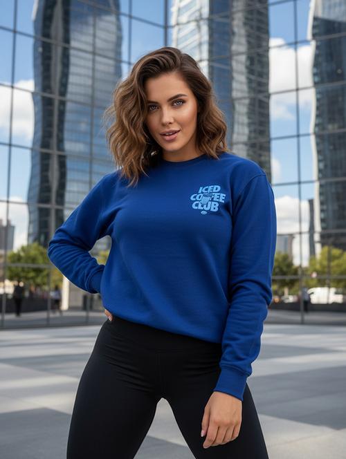 multi colored fleece plain sweatshirt - 22107425 - Very Small Image - 1