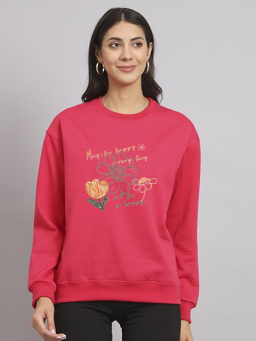 women printed long sleeve sweatshirt - 22107474 - Very Small Image - 1
