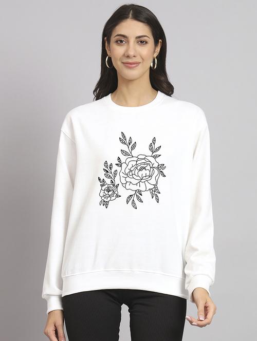 women printed long sleeve sweatshirt - 22107490 - Very Small Image - 1