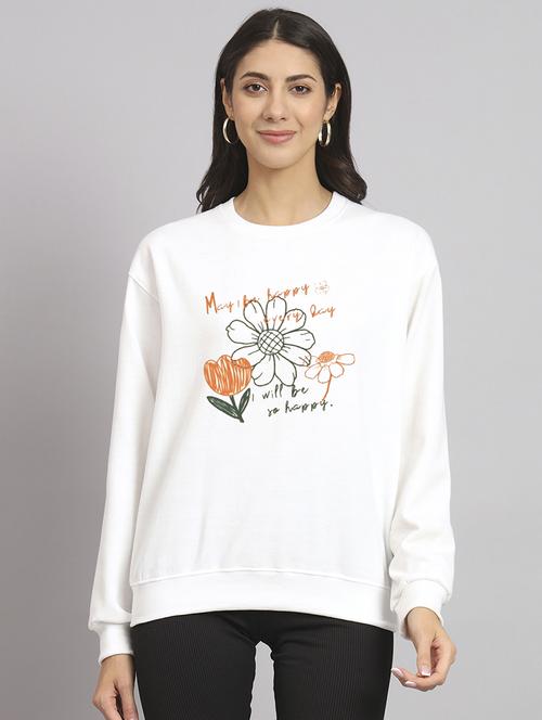 women printed long sleeve sweatshirt - 22107492 - Very Small Image - 1