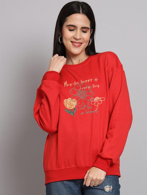 women printed long sleeve sweatshirt - 22107545 - Very Small Image - 1