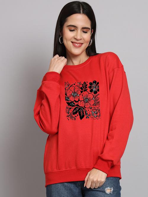 women printed long sleeve sweatshirt - 22107547 - Very Small Image - 1