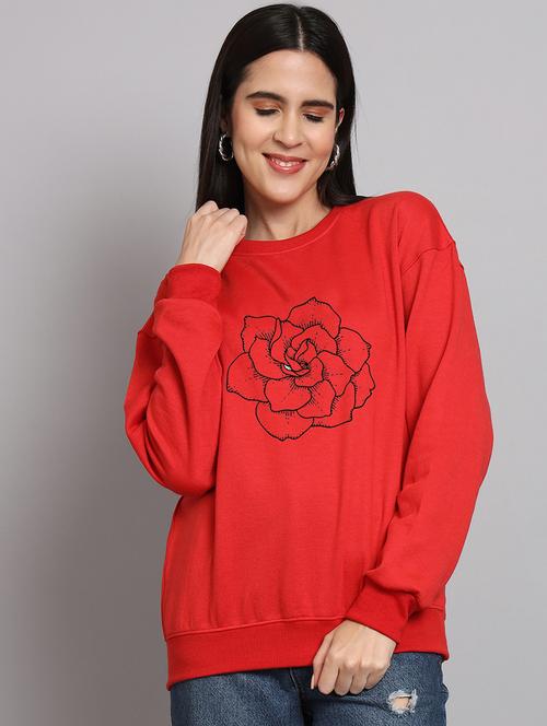 women printed long sleeve sweatshirt - 22107549 - Very Small Image - 1