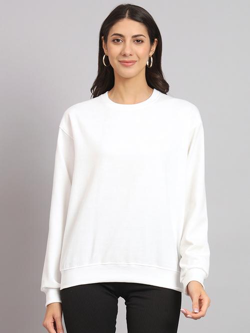 women solid long sleeve sweatshirt - 22107577 - Very Small Image - 1