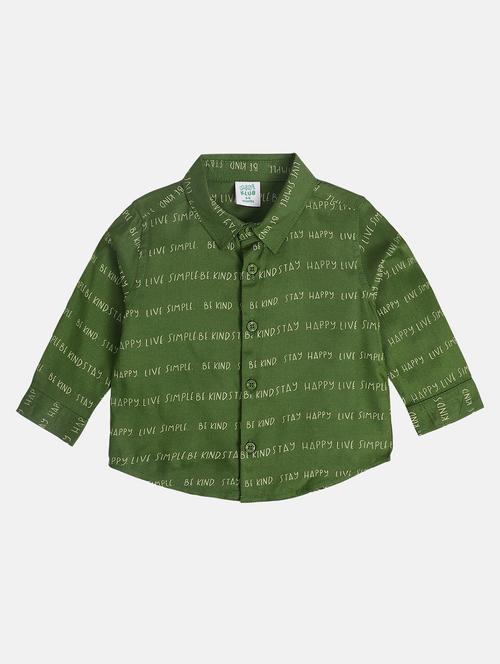 boys printed long sleeve collared shirt - 22107844 - Very Small Image - 1