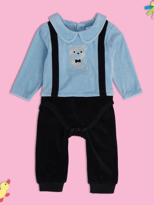 boys printed t-shirt and dungree set - 22107888 - Very Small Image - 1