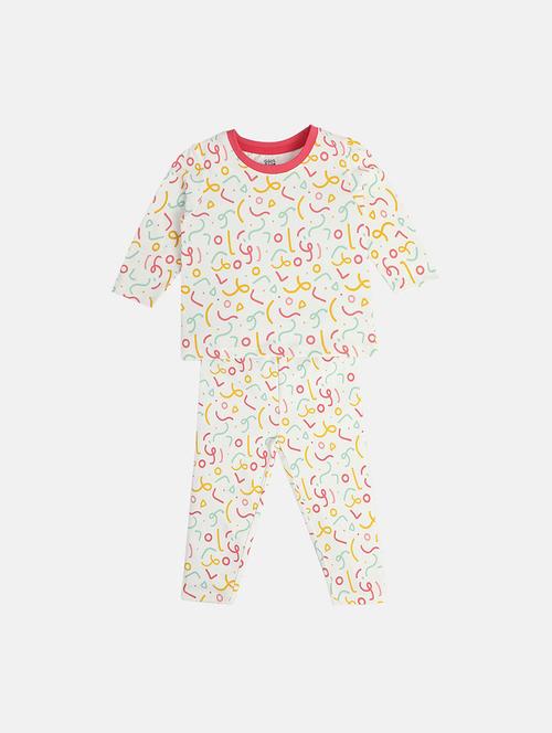 girls printed top & trouser co-ord set - 22108194 - Very Small Image - 1