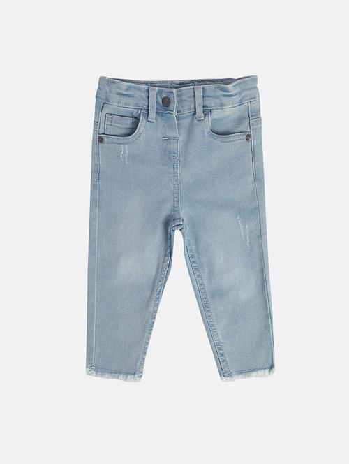 girls plain mid rise slim fit jeans - 22108253 - Very Small Image - 1