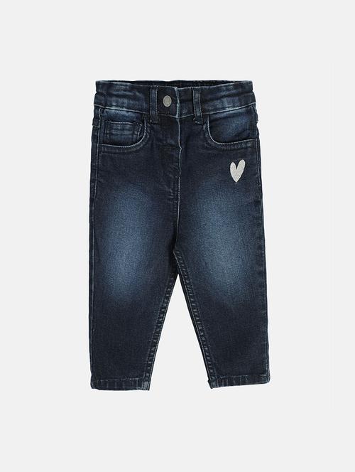 girls washed mid rise slim fit jeans - 22108258 - Very Small Image - 1