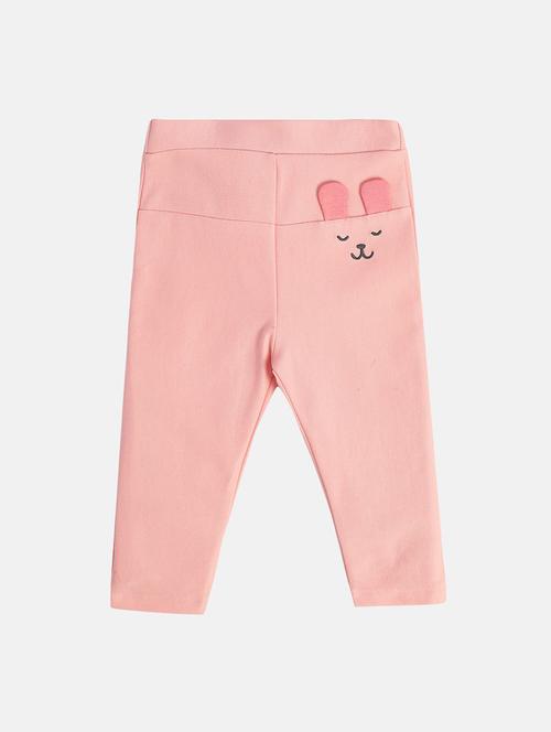 girls solid mid rise legging - 22108303 - Very Small Image - 1