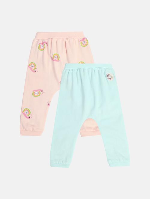 girls pack of 2 printed mid rise legging - 22108314 - Very Small Image - 1