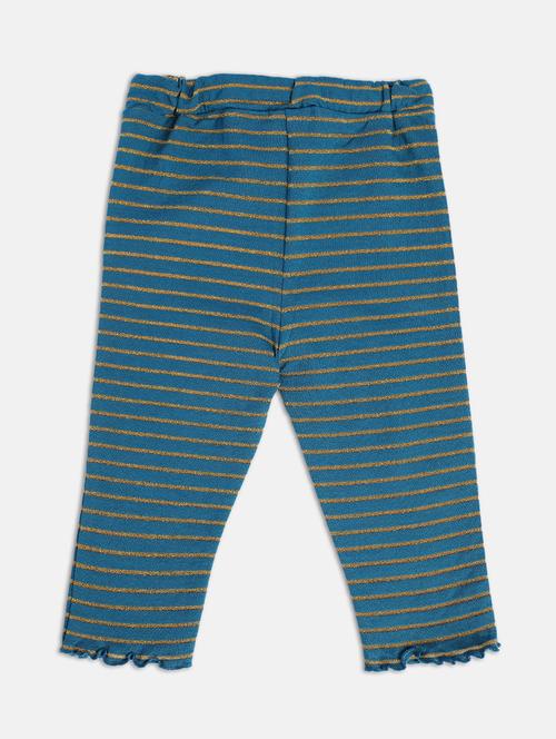 girls striped mid rise legging - 22108368 - Very Small Image - 1