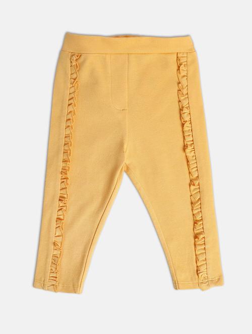 girls solid mid rise legging - 22108378 - Very Small Image - 1