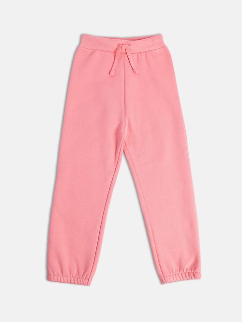 girls plain mid rise jogger - 22108392 - Very Small Image - 1