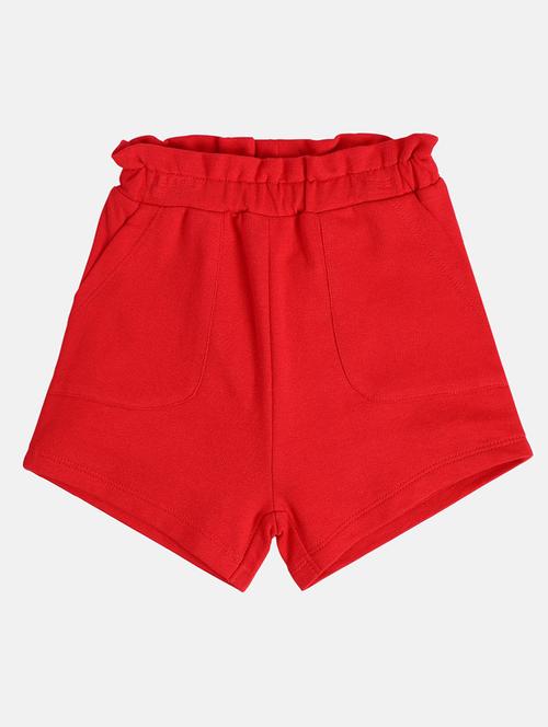 red cotton shorts and threefourth - 22108414 - Very Small Image - 1