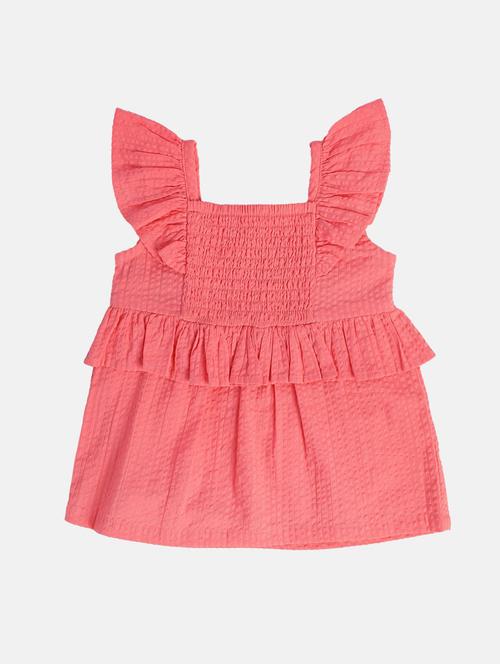 girls solid sleeveless top - 22108518 - Very Small Image - 1